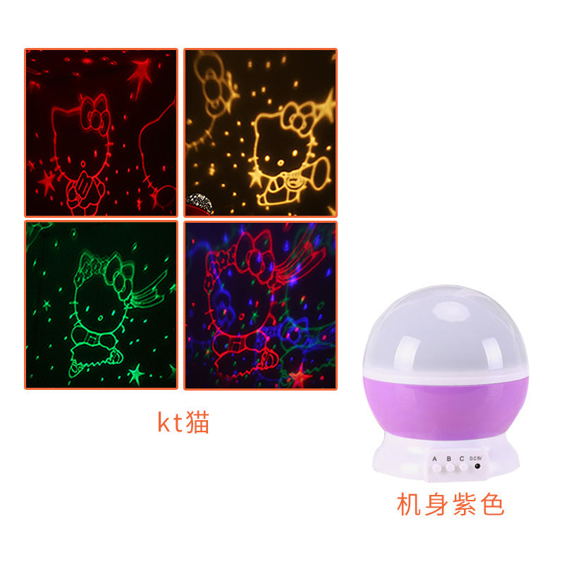 led starry sky lights fantasy rotating romantic starlight projection lamp usb starry gift Amazon explosion night light