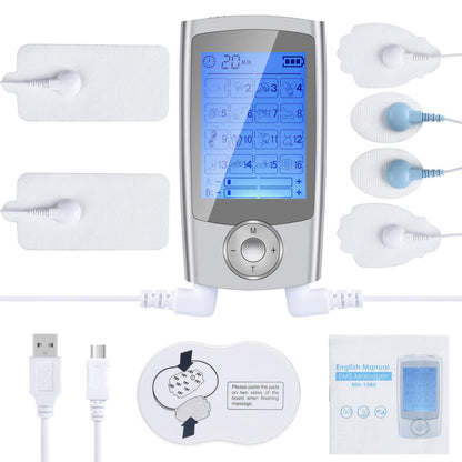 Amazon 16 mode multi-function electronic digital meridian physiotherapy instrument TENS massager relieves muscle pain