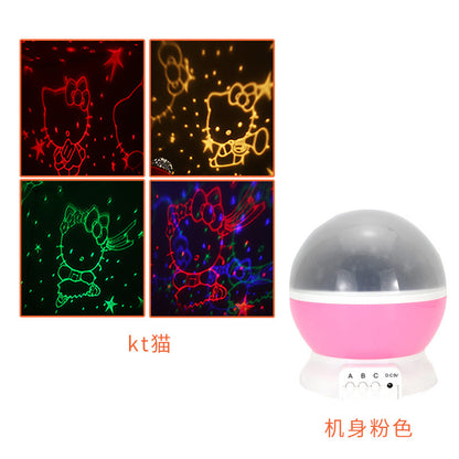 led starry sky lights fantasy rotating romantic starlight projection lamp usb starry gift Amazon explosion night light