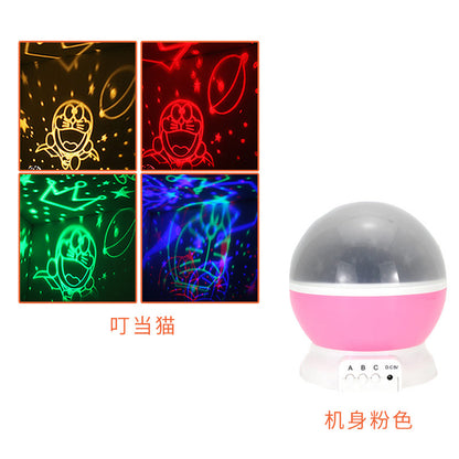 led starry sky lights fantasy rotating romantic starlight projection lamp usb starry gift Amazon explosion night light