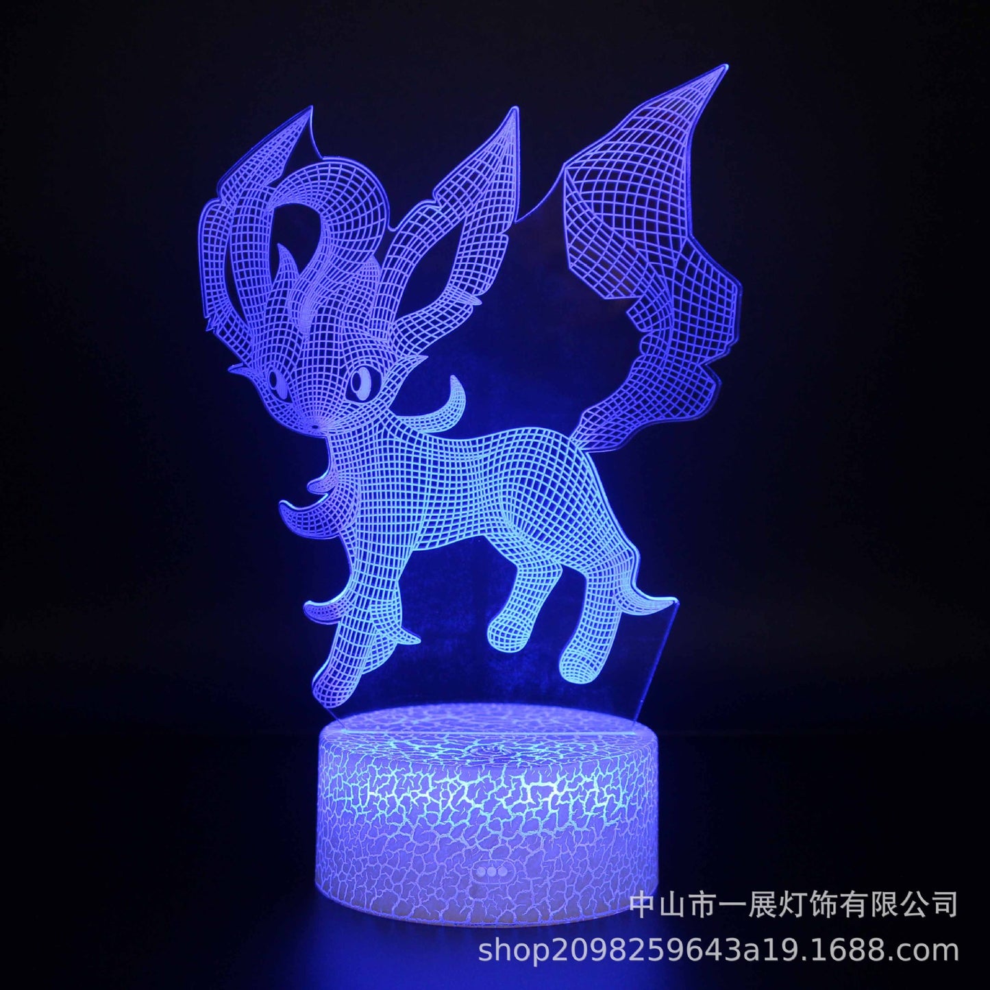 Cross-border exclusive for Pikachu Ibu pocket series colorful creative 3DLED night light gift table lamp visual lights