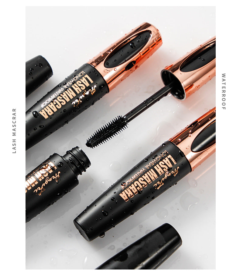 HENGFEI cross-border mascara thick and long curling waterproof and anti-sweat 24h effect does not smudge fast-selling explosion