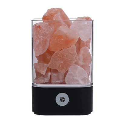 M4 Himalayan crystal salt lamp health health gift gift bedside lamp Colorful usb night light batch generation