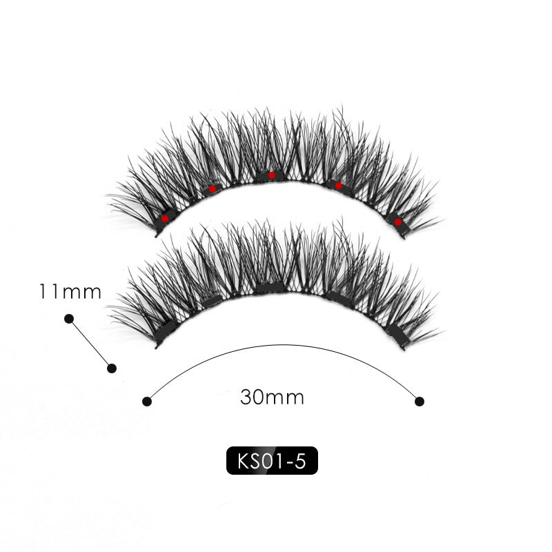 Europe and the United States explosion models eyeliner liquid with magnet false eyelashes magnetic powder eyeliner liquid magnetic eyeliner set vibrato