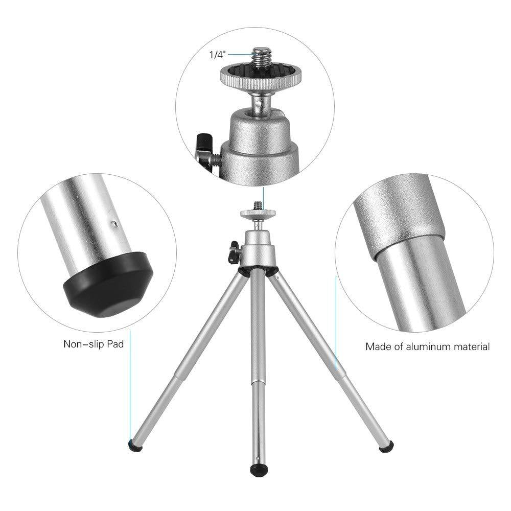 SHOOT Flexible Mini Aluminum Tripod for iPhone X 8 7 6S Xiaomi Samsung Huawei Cell phone Tripod Stand For Mobile Smartphone