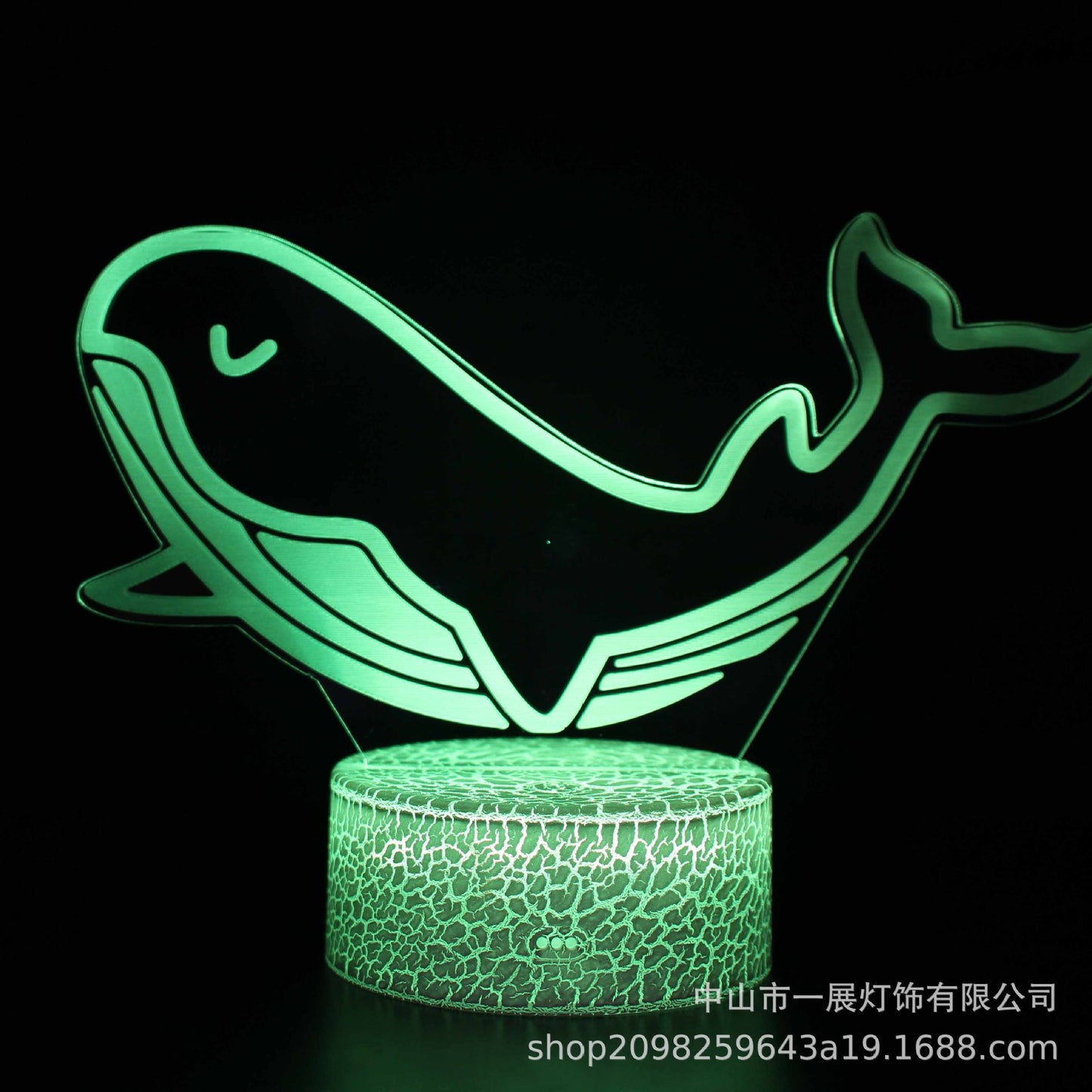 Cross-border special for shark jellyfish series colorful creative 3DLED night light gift table lamp visual light