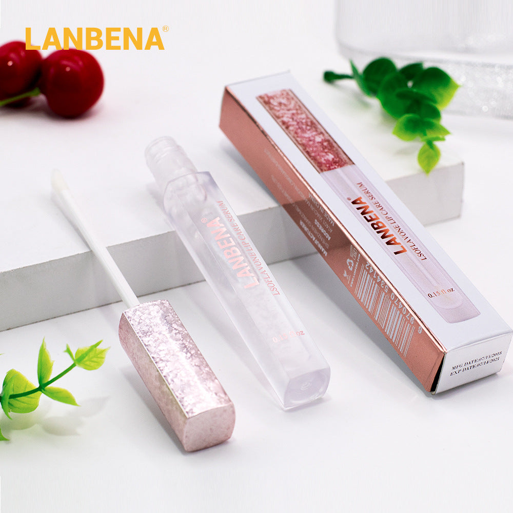 LANBENA Lip Plumper Moisture Repair Lip Serum Increase Elasticity Lip Mask Enhancer Reduce Fine Lines Resist Aging