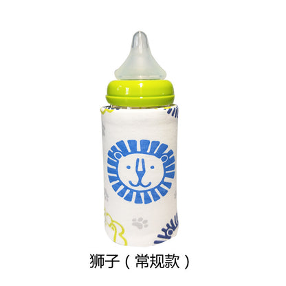 Window bottle insulation set winter constant temperature heating USB portable insulation bag thick warm universal bottle set