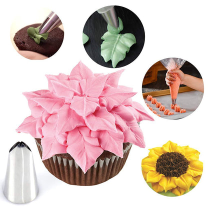 27-piece Russian decorating mouth Leaf decorating mouth One-piece decorating mouth Flower bag