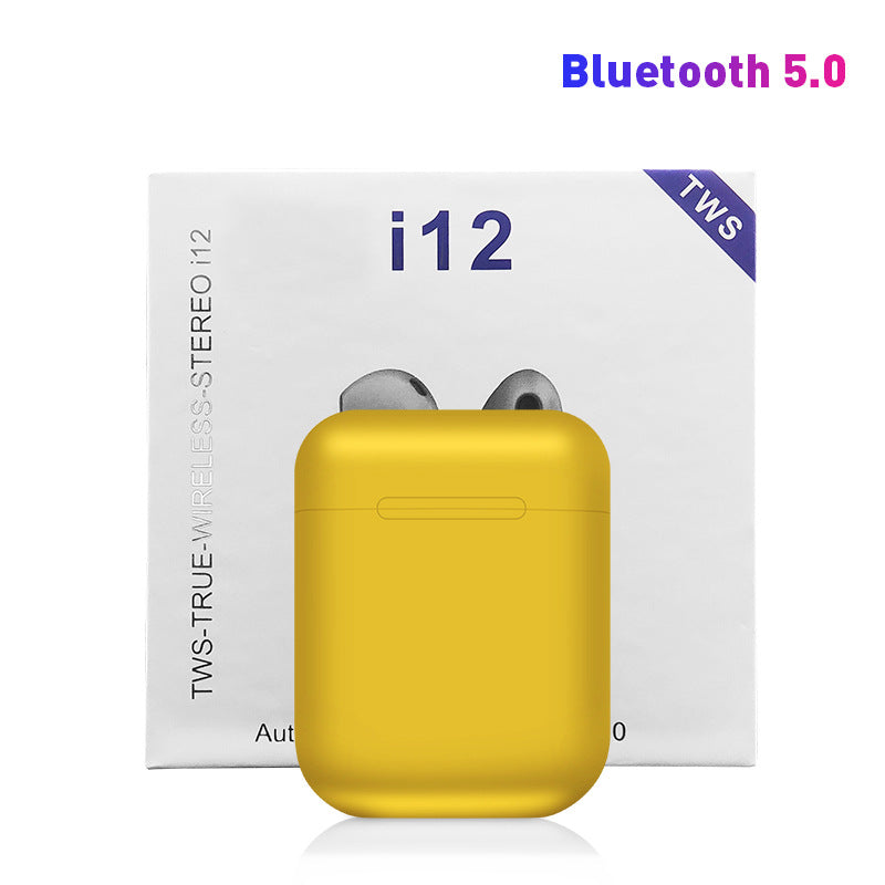 Original i12 TWS Wireless Bluetooth 5.0 Earphone Sports Sweatproof Headphone Touch Portable Earbuds for i10 i20 tws i30 i60 i80