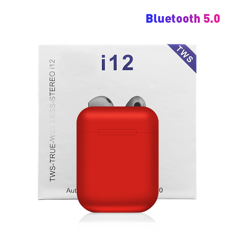 Original i12 TWS Wireless Bluetooth 5.0 Earphone Sports Sweatproof Headphone Touch Portable Earbuds for i10 i20 tws i30 i60 i80