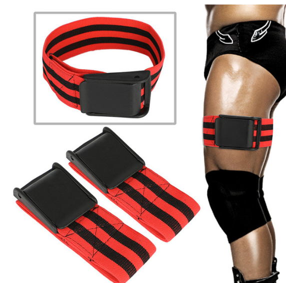 1 Pair BFR Training Fitness Gym Bands Blood Flow Restriction Occlusion Bandage Sports Exercise Bodybuilding Biceps Bands Belts