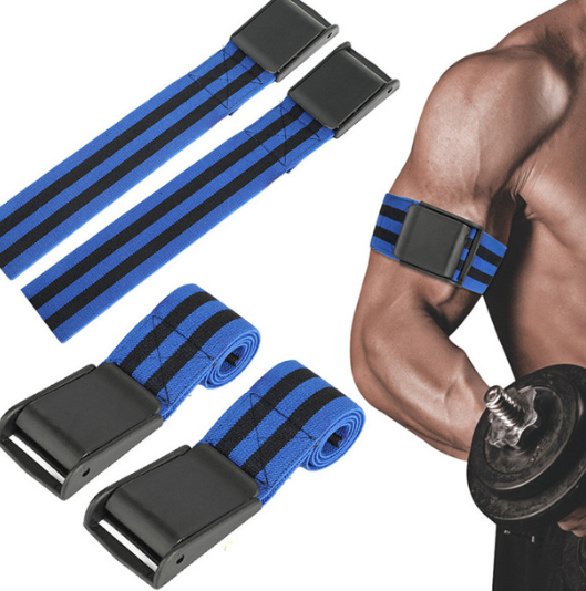 1 Pair BFR Training Fitness Gym Bands Blood Flow Restriction Occlusion Bandage Sports Exercise Bodybuilding Biceps Bands Belts