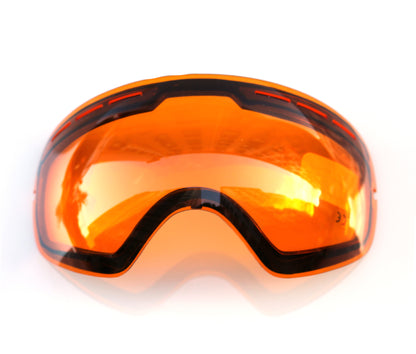 COPOZZ ski glasses single lens coated lens / enhanced night vision lens interchangeable lens 201 snow goggles available