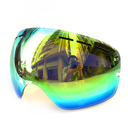 COPOZZ ski glasses single lens coated lens / enhanced night vision lens interchangeable lens 201 snow goggles available