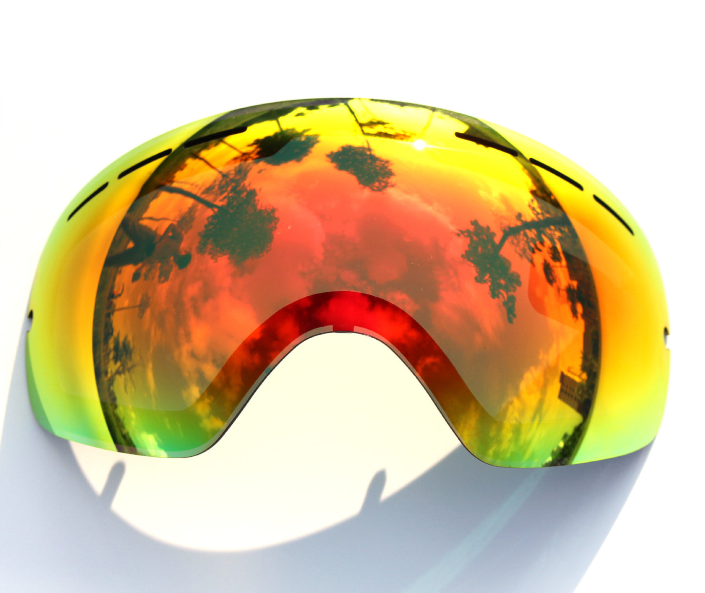 COPOZZ ski glasses single lens coated lens / enhanced night vision lens interchangeable lens 201 snow goggles available