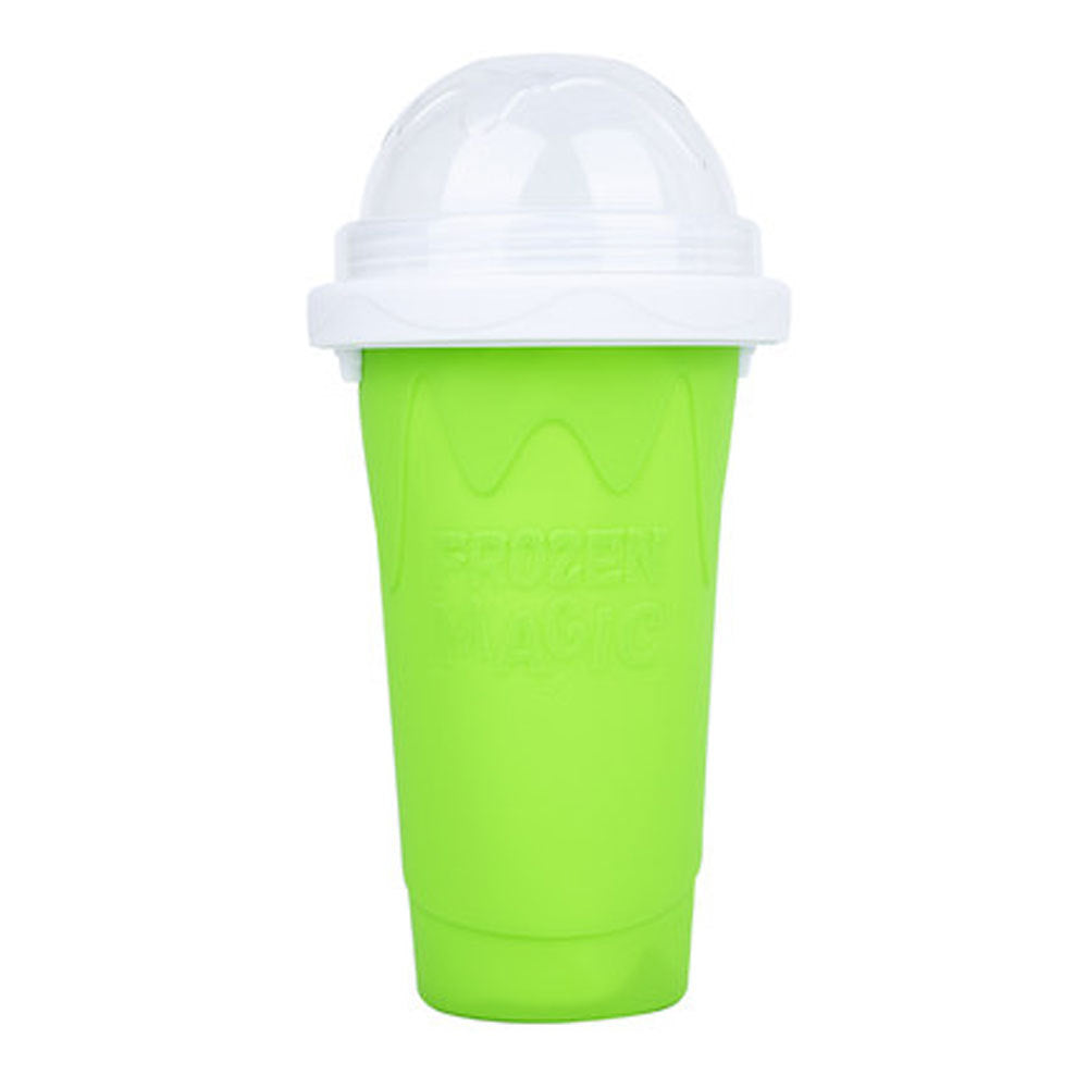 Summer thirst quenching silicone smoothie cup ice making cup net celebrity pinch cup quick cooling cup