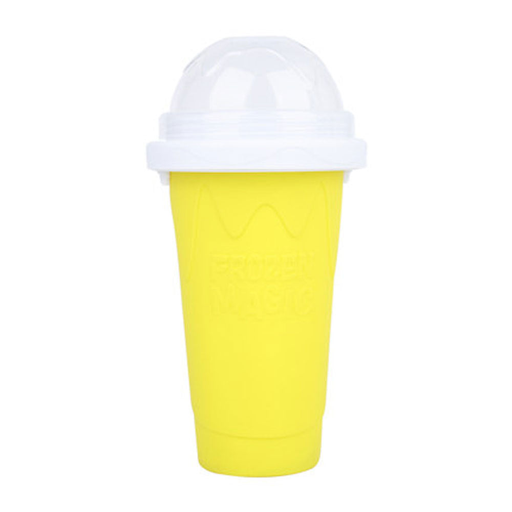 Summer thirst quenching silicone smoothie cup ice making cup net celebrity pinch cup quick cooling cup