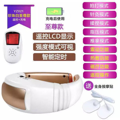 Household cervical spine neck protector multifunctional electromagnetic pulse shoulder and neck physiotherapy instrument portable rechargeable cervical spine instrument