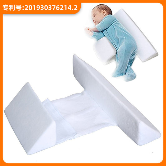 Baby side sleeping pillow Baby anti-spitting milk pillow Removable and washable waist protection baby pillow