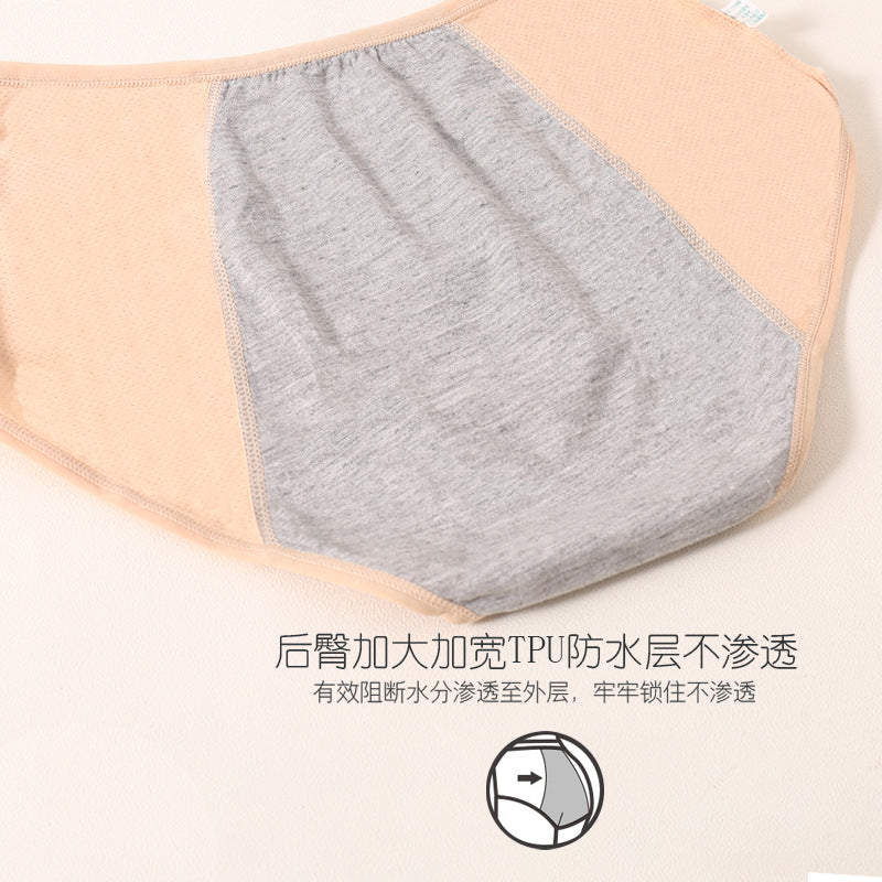 Foreign trade explosion models large size physiological pants menstrual period before and after leakage prevention high waist vents aunt health pants underwear