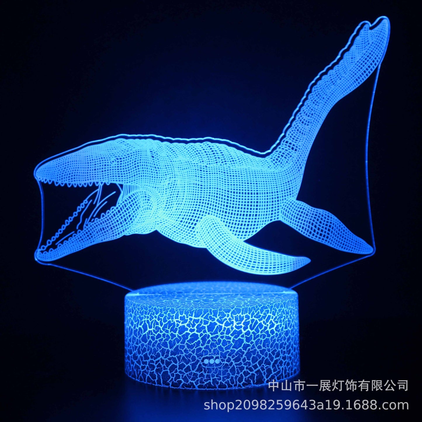 Cross-border special for shark jellyfish series colorful creative 3DLED night light gift table lamp visual light