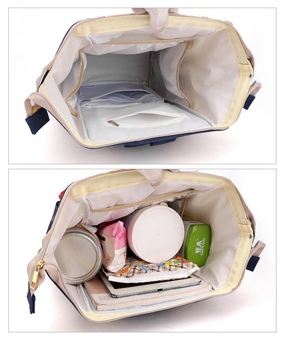 New mummy bag multifunctional mother and baby bag fashion mom bag bottle backpack diaper backpack factory direct sales