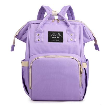 New mummy bag multifunctional mother and baby bag fashion mom bag bottle backpack diaper backpack factory direct sales