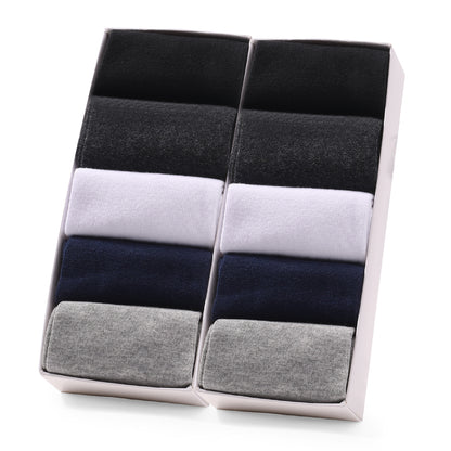 Factory direct sales solid color sweat-absorbent business men's socks pure cotton thin men's mid-tube cotton socks 200 needle summer socks for women