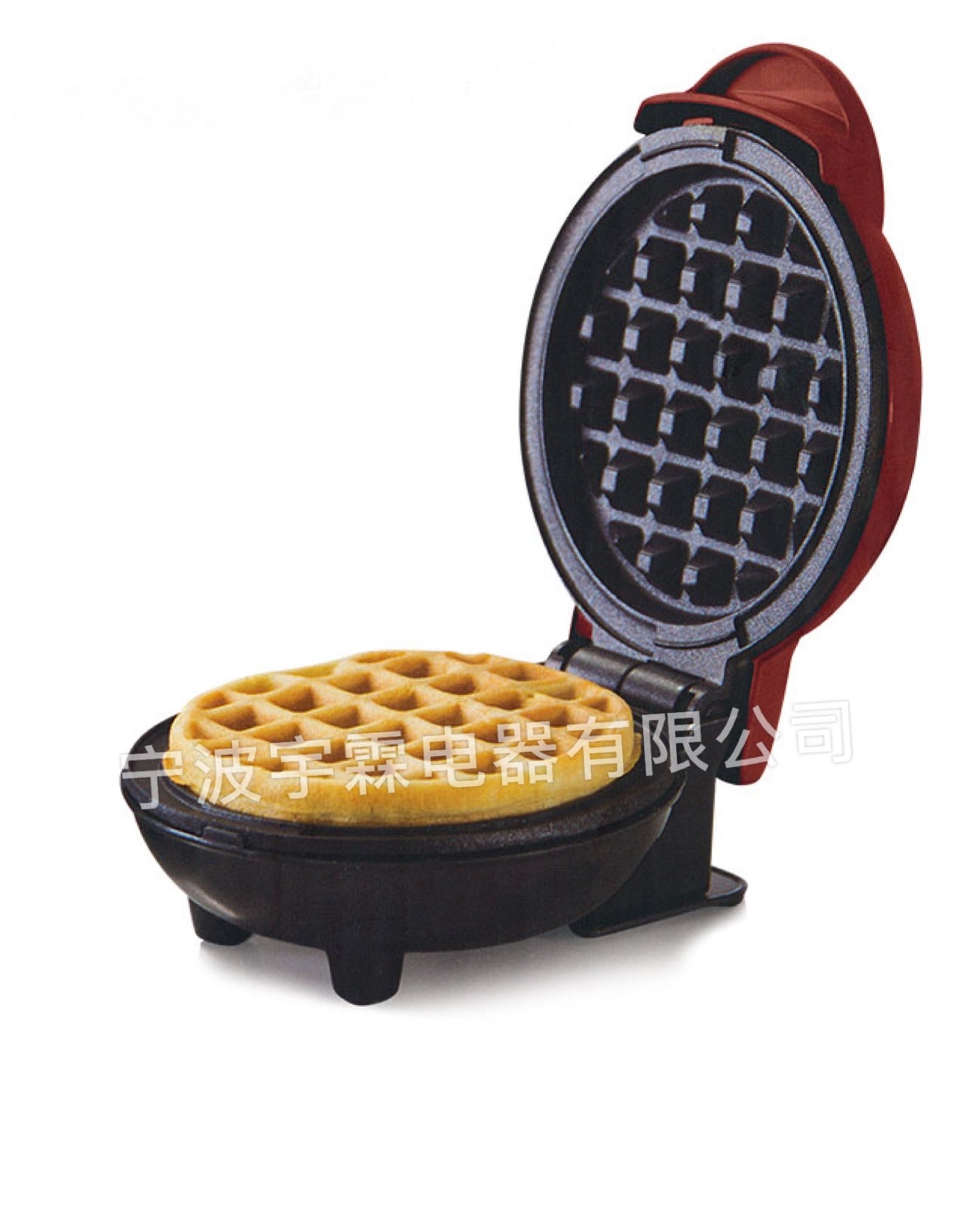 Cross-border mini waffle maker waffle home children's breakfast machine portable electric baking pan light food machine