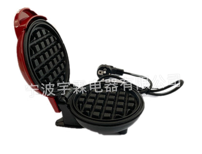 Cross-border mini waffle maker waffle home children's breakfast machine portable electric baking pan light food machine