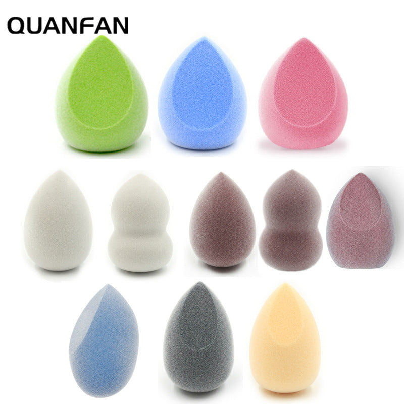 Flocked beauty egg makeup tools gourd water drop soaking water large makeup egg makeup velvet sponge puff cross-border