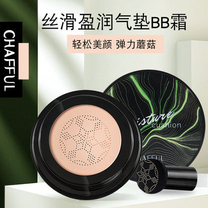 Xiangfuer Small Mushroom Head Air Cushion Cream Beauty BB Cream CC Cream Concealer Liquid Foundation Cream One Piece Shipping Cross-border