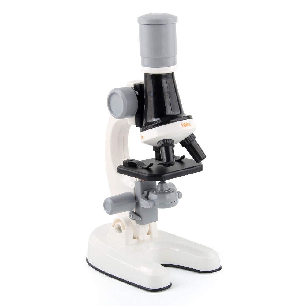 Cross-border children's microscope Biological science experiment equipment toy set HD 1200 times science and education puzzle