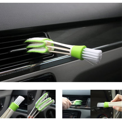 Cross-border hot sale car beauty car wash detail brush 17 piece set, electric drill brush, car wash glove air outlet brush set