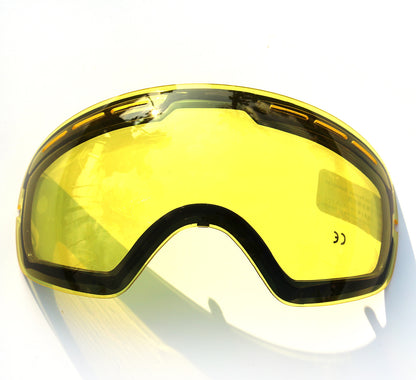 COPOZZ ski glasses single lens coated lens / enhanced night vision lens interchangeable lens 201 snow goggles available