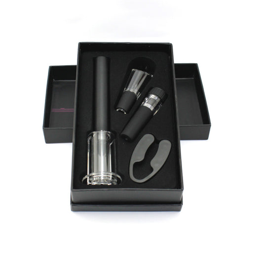 HOT-4 Pcs Wine Opener Set, Air Pressure Pump Bottle Opener Gift Box