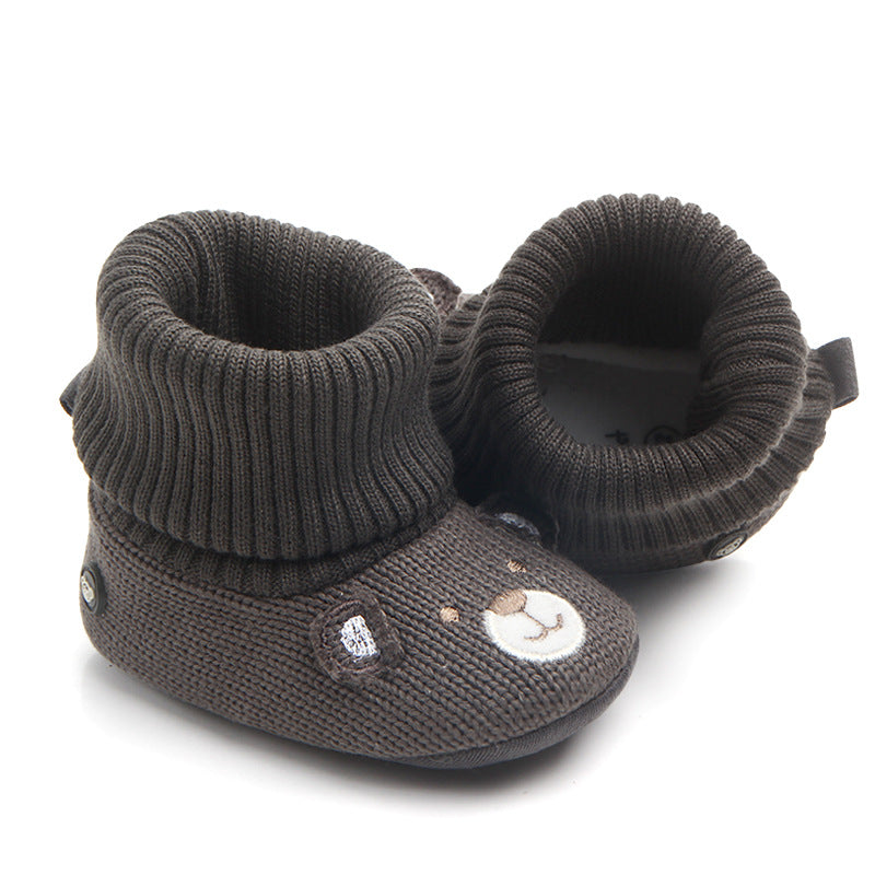 Foreign trade new baby baby shoes soft bottom baby shoes step shoes woolen shoes baby shoes wholesale 0793