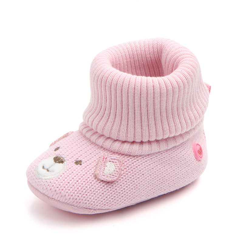 Foreign trade new baby baby shoes soft bottom baby shoes step shoes woolen shoes baby shoes wholesale 0793