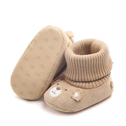 Foreign trade new baby baby shoes soft bottom baby shoes step shoes woolen shoes baby shoes wholesale 0793