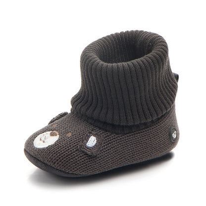 Foreign trade new baby baby shoes soft bottom baby shoes step shoes woolen shoes baby shoes wholesale 0793