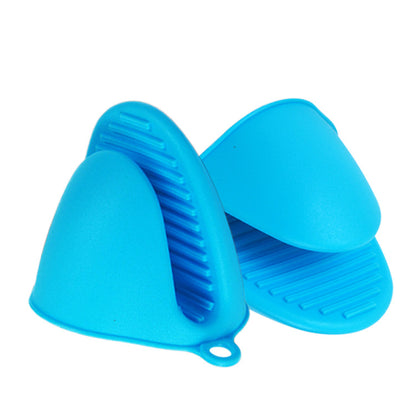 Spot microwave oven non-slip insulation silicone baking glove clip anti-hot high temperature oven hand clip wholesale