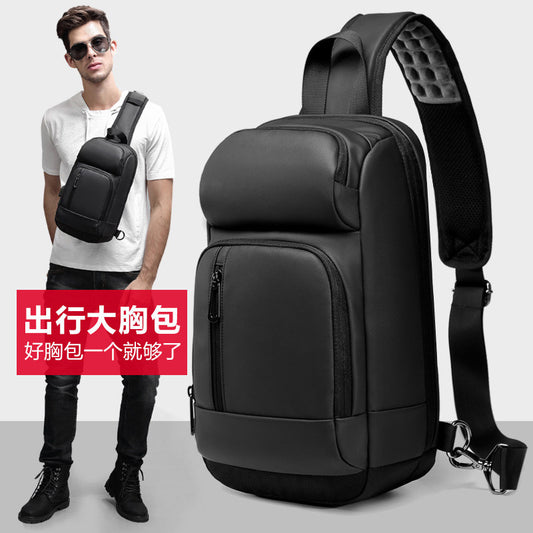 2019 trend models outdoor leisure shoulder bag travel Messenger bag custom boutique fashion men's chest bag