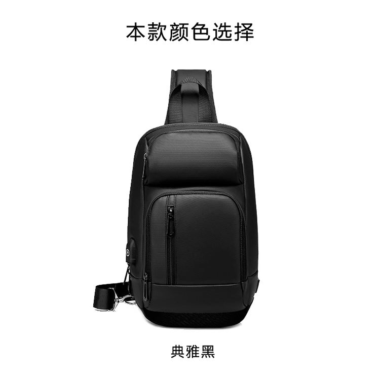 2019 trend models outdoor leisure shoulder bag travel Messenger bag custom boutique fashion men's chest bag