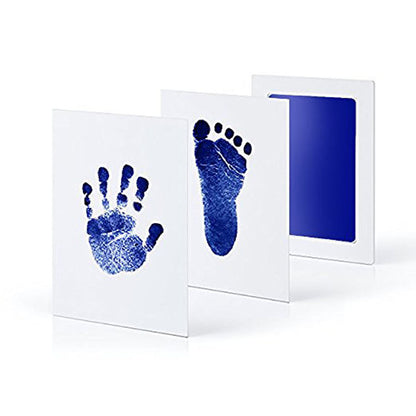 Baby Care Non-Toxic Baby Photo frame DIY Handprint Footprint Imprint Kit Baby Souvenirs Casting Clay Print Newborn Ink Pad Toys