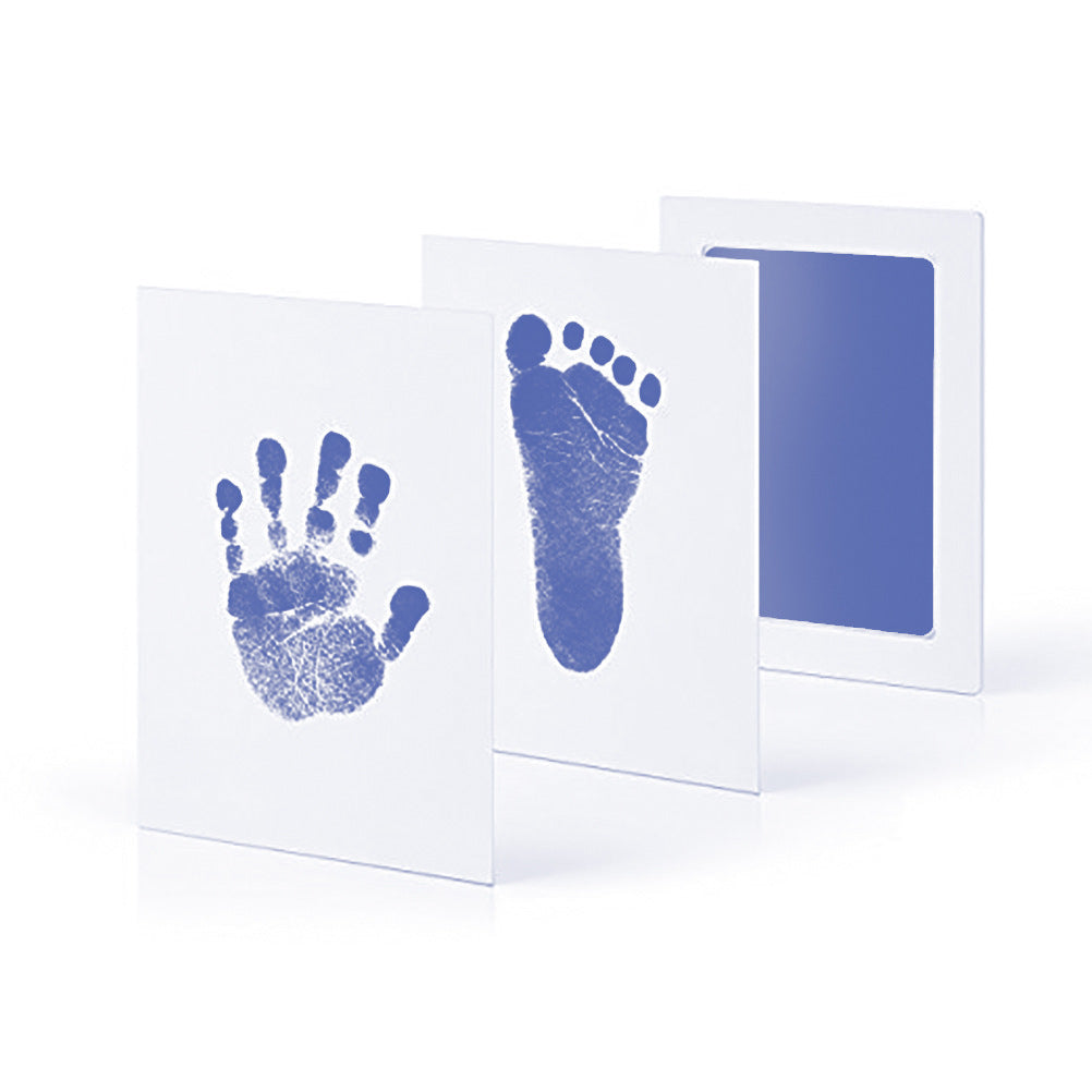 Baby Care Non-Toxic Baby Photo frame DIY Handprint Footprint Imprint Kit Baby Souvenirs Casting Clay Print Newborn Ink Pad Toys