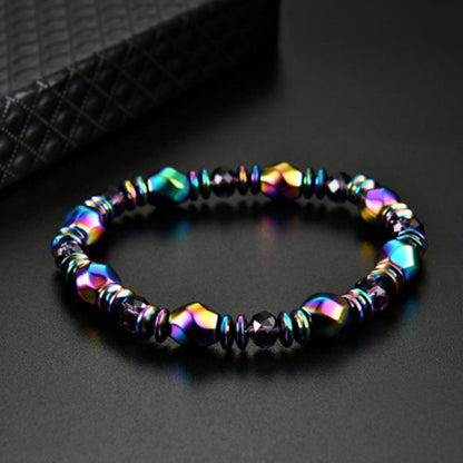 Wish Amazon hot color stone bracelet New magnet hand-woven bracelet weight loss spot