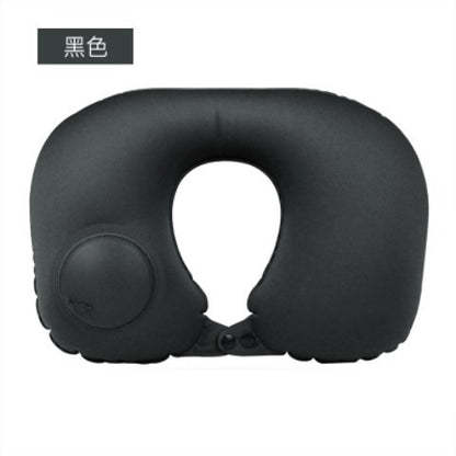 Press inflatable pillow LOGO custom manufacturer neck pillow TPU automatic neck pillow u-shaped pillow cervical pillow travel pillow u pillow