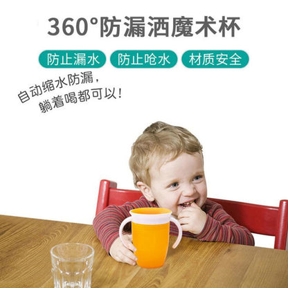 1141295038637395968Children's silicone 360° leakproof baby infant child drinking cup baby cup anti-smashing cup children learn drinking cup