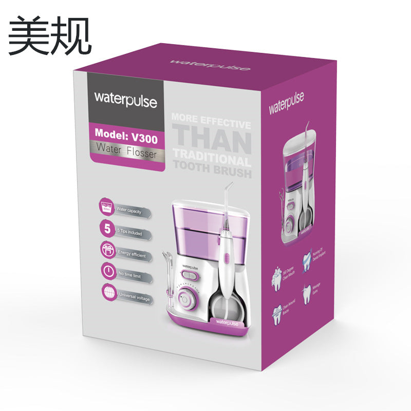 Waterpulse Jianshibao V300 Electric Household Red Teeth Washing Machine Water Floss Dental Cleaner